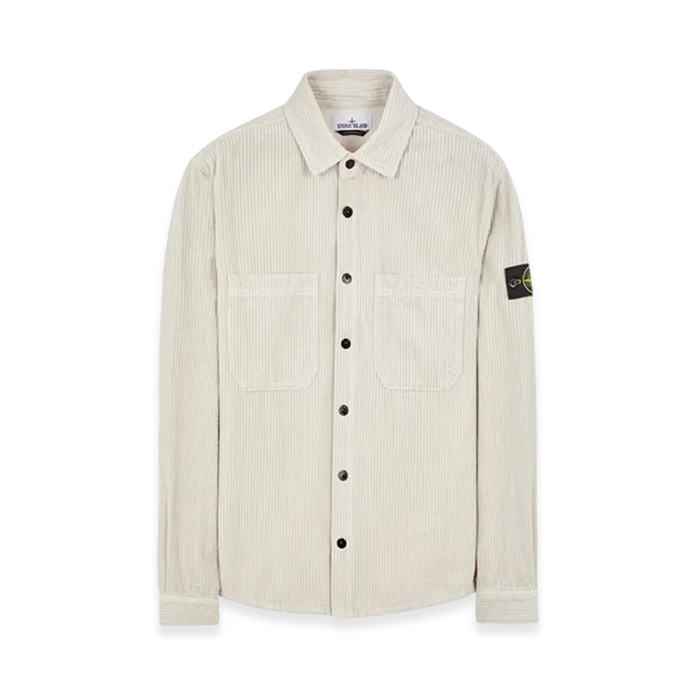 Stone Island 11311 11 Corduroy 400 TC Overshirt - 23FW "Stucco"