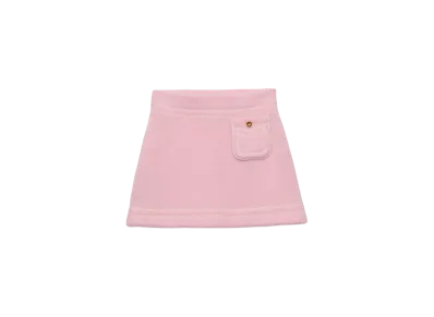 PRADA Women's Cashmere Miniskirt "Pink"