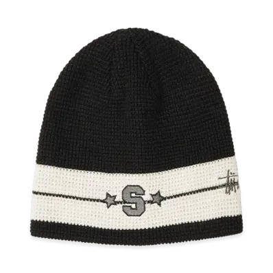 Stussy Skullcap Varsity Star Stripe "Black"