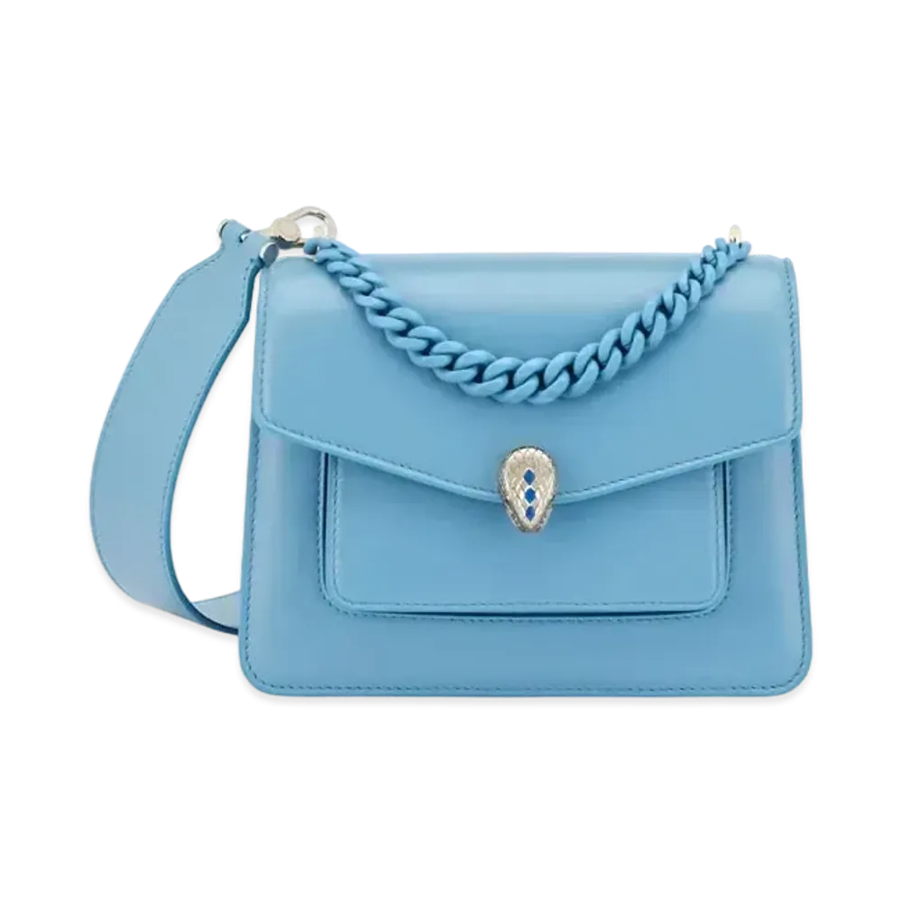 BVLGARI Serpenti Forever Crossbody Bag "Blue"