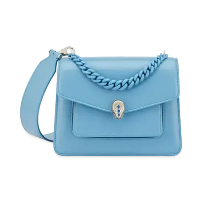BVLGARI Serpenti Forever Crossbody Bag "Blue"
