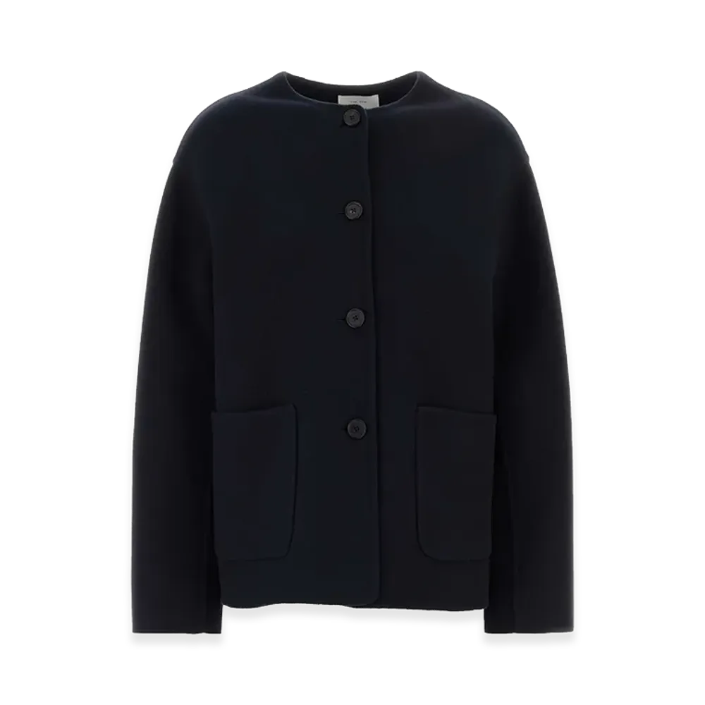 The Row Women's Wool Blend Quintus Jacket "Midnight Blue"