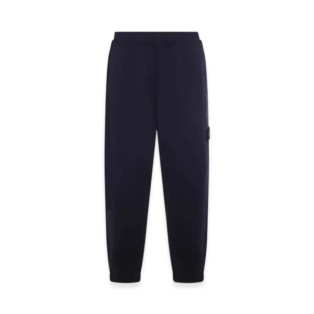 Stone Island Brushed Organic Cotton Fleece Sweat Pants "Navy"
