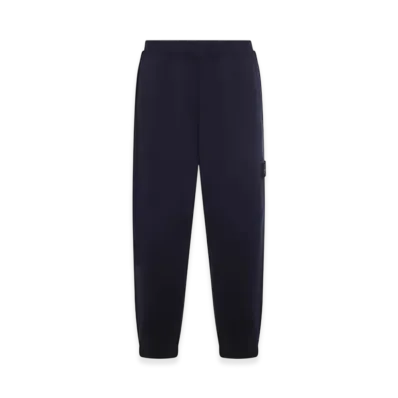Stone Island Brushed Organic Cotton Fleece Sweat Pants "Navy"