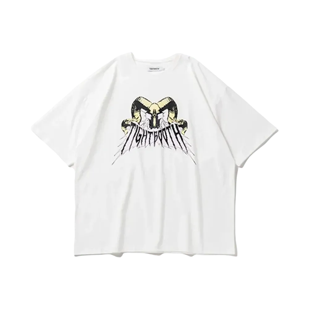 TIGHTBOOTH Horn T-Shirt "White"