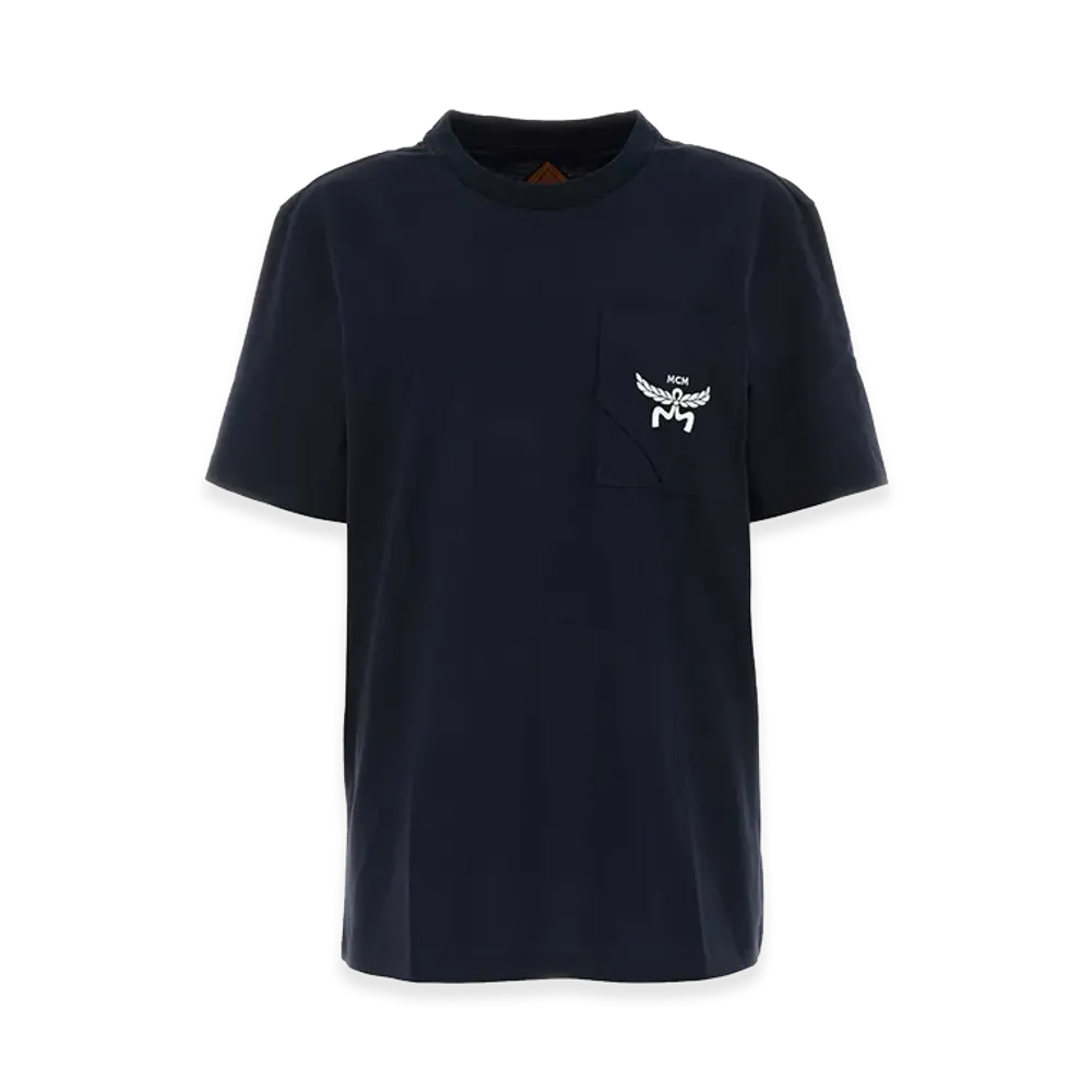 MCM Women's Midnight Cotton T-Shirt "Black"