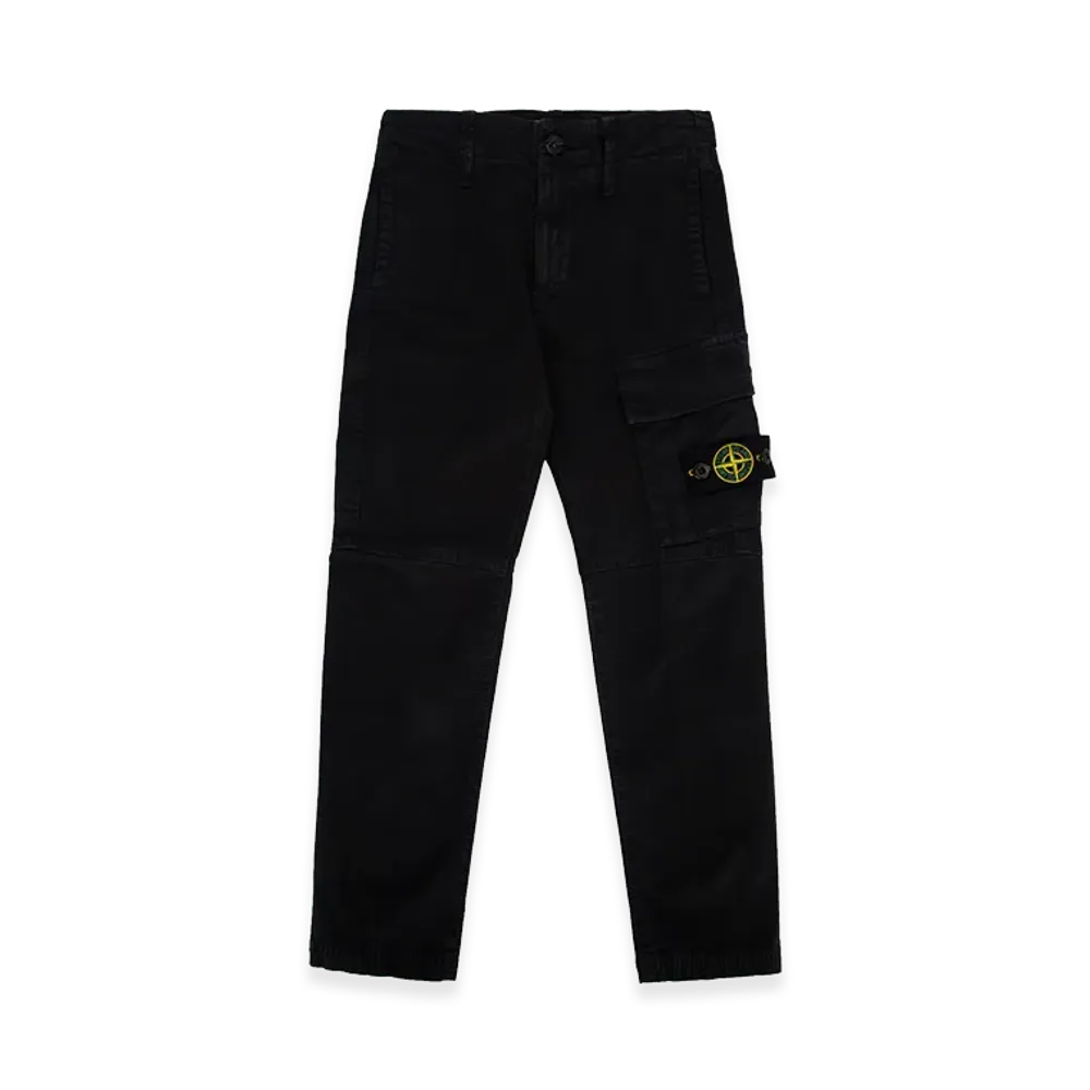 Stone Island Kids Pantalone Slim "Black"