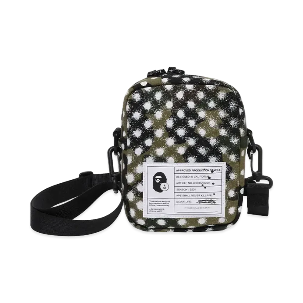 A BATHING APE x JOSHUA VIDES Mini Shoulder Bag "Green"