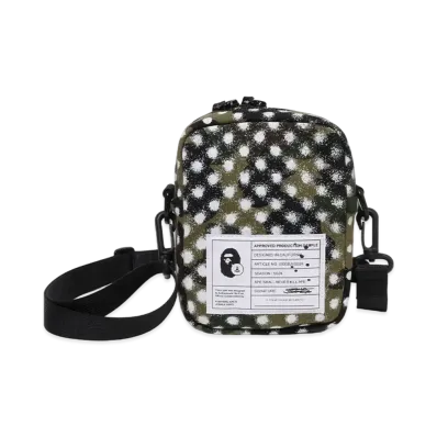 A BATHING APE x JOSHUA VIDES Mini Shoulder Bag "Green"
