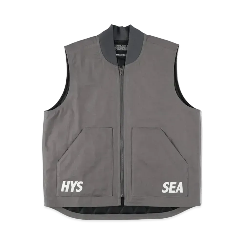 WIND AND SEA x HYSTERIC GLAMOUR Vest "Gray"