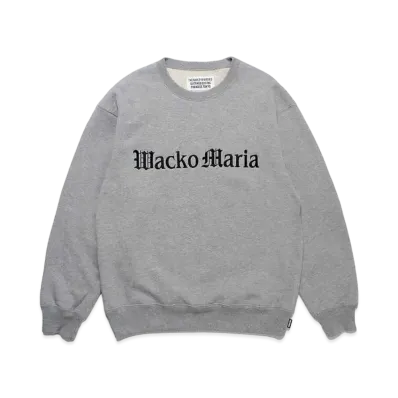 WACKO MARIA Middle Weight Sweat Shirt "Gray"
