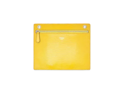 FENDI Peekaboo Pocket Reserve Leather Pocket "Yellow"