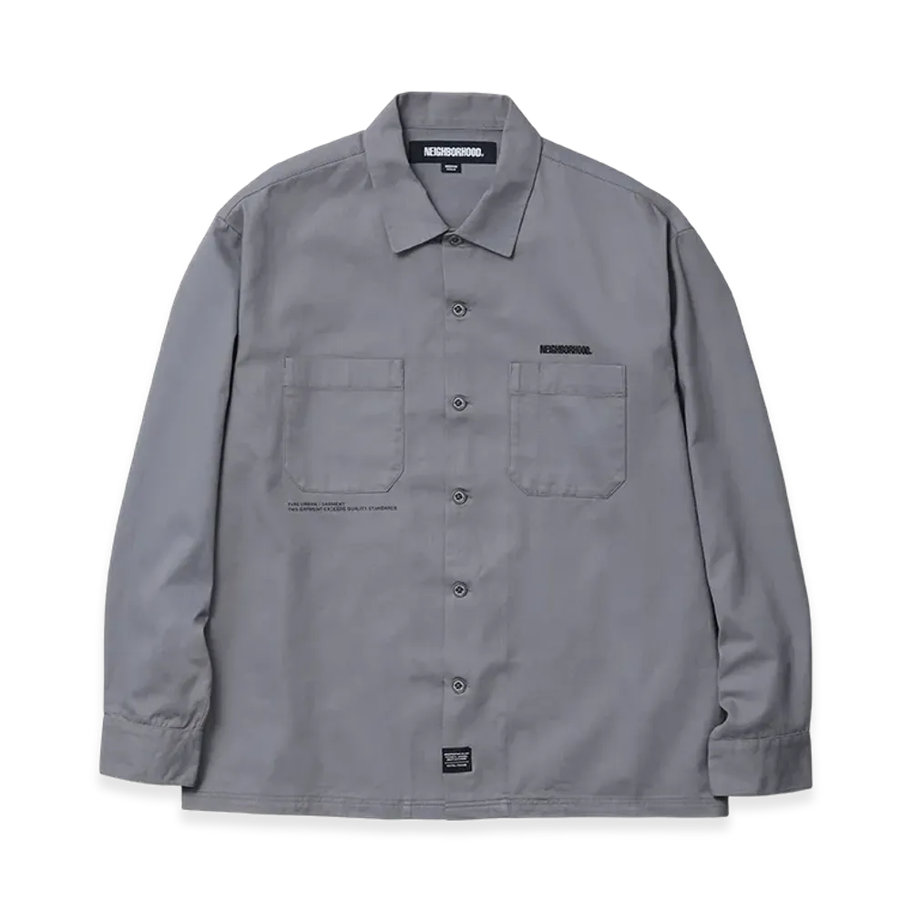 NEIGHBORHOOD Classic Work Shirt LS "Gray"