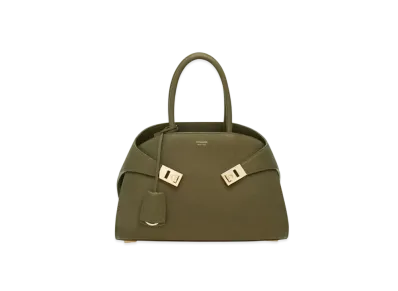 Salvatore Ferragamo Hug Handbag (S) "New Olive"