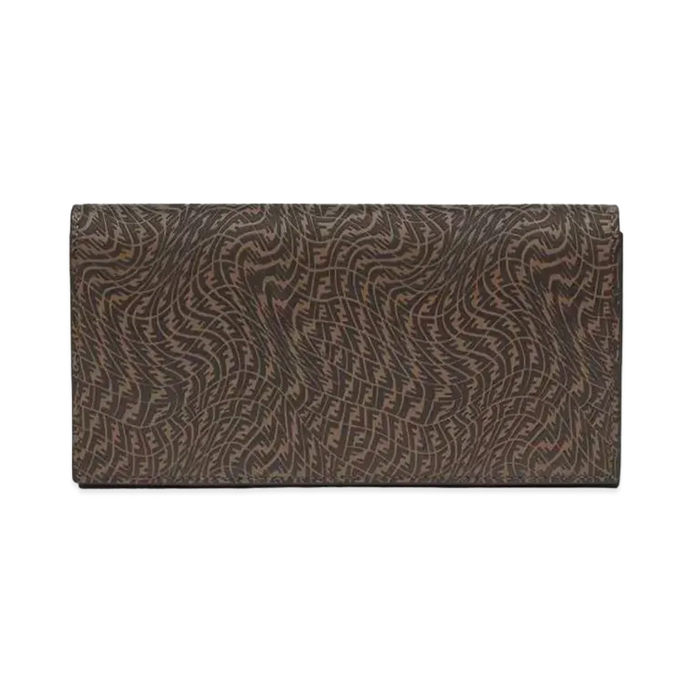 FENDI FF Vertigo Continental Wallet "Brown"