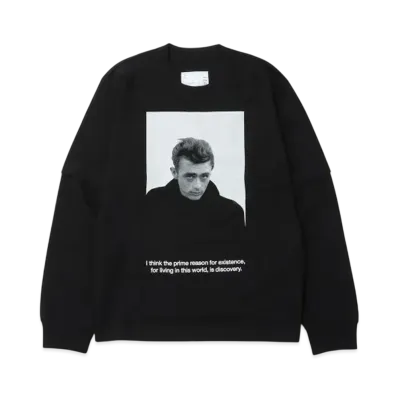 sacai James Dean L/S T-shirt "Black"