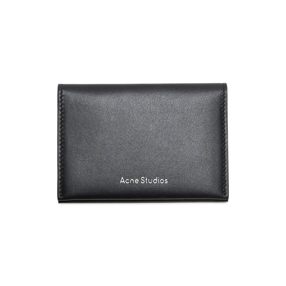 Acne Studios Folded Leather Wallet "Black"