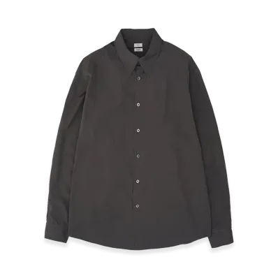 YOKE Suvin Cotton Relax Fit Shirt "Charcoal"