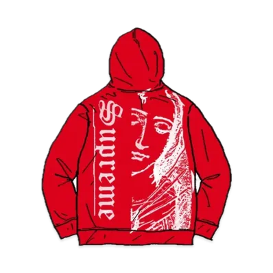 Supreme Mary Hooded Sweatshirt "Red"