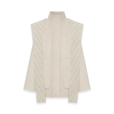 FENDI Women's Wool Parka Blouson "Beige"