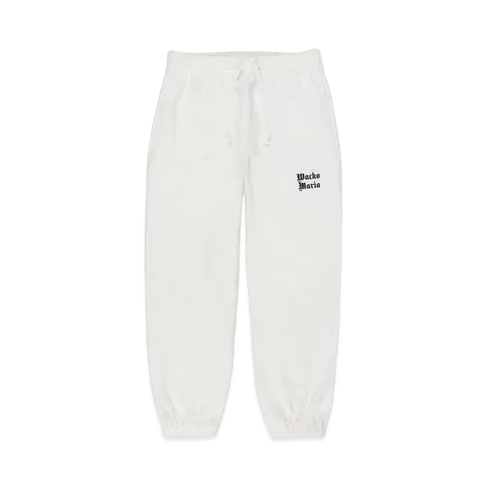 WACKO MARIA Heavy Weight Sweat Pants "White"