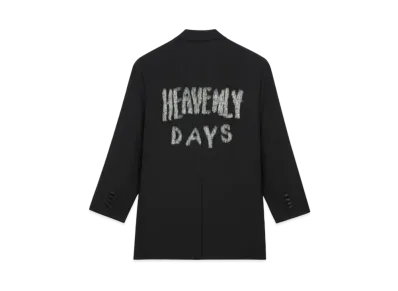 CELINE Artist Embroidery Wool Jacket "Black"