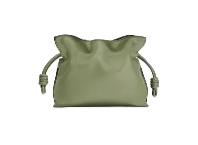 LOEWE Flamenco Clutch In Nappa Calfskin "Rosemary"
