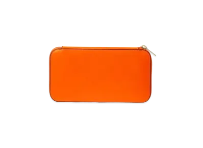 Valextra Round Zip 12 Card "Orange"