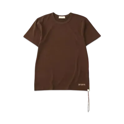 mastermind WORLD Cursive Logo Tee "Brown"