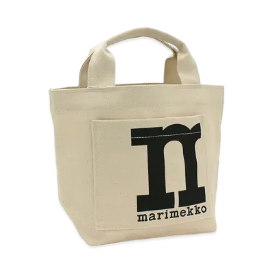 Marimekko Women's Tote Bag Mono Mini Tote Solid "Beige"