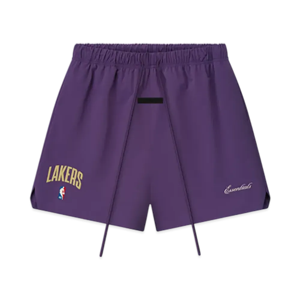 FEAR OF GOD ESSENTIALS Lakers Classic Short "Purple Reign"