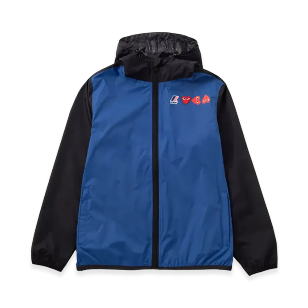 PLAY COMME des GARCONS K-Way Full Zip "Black/Blue"