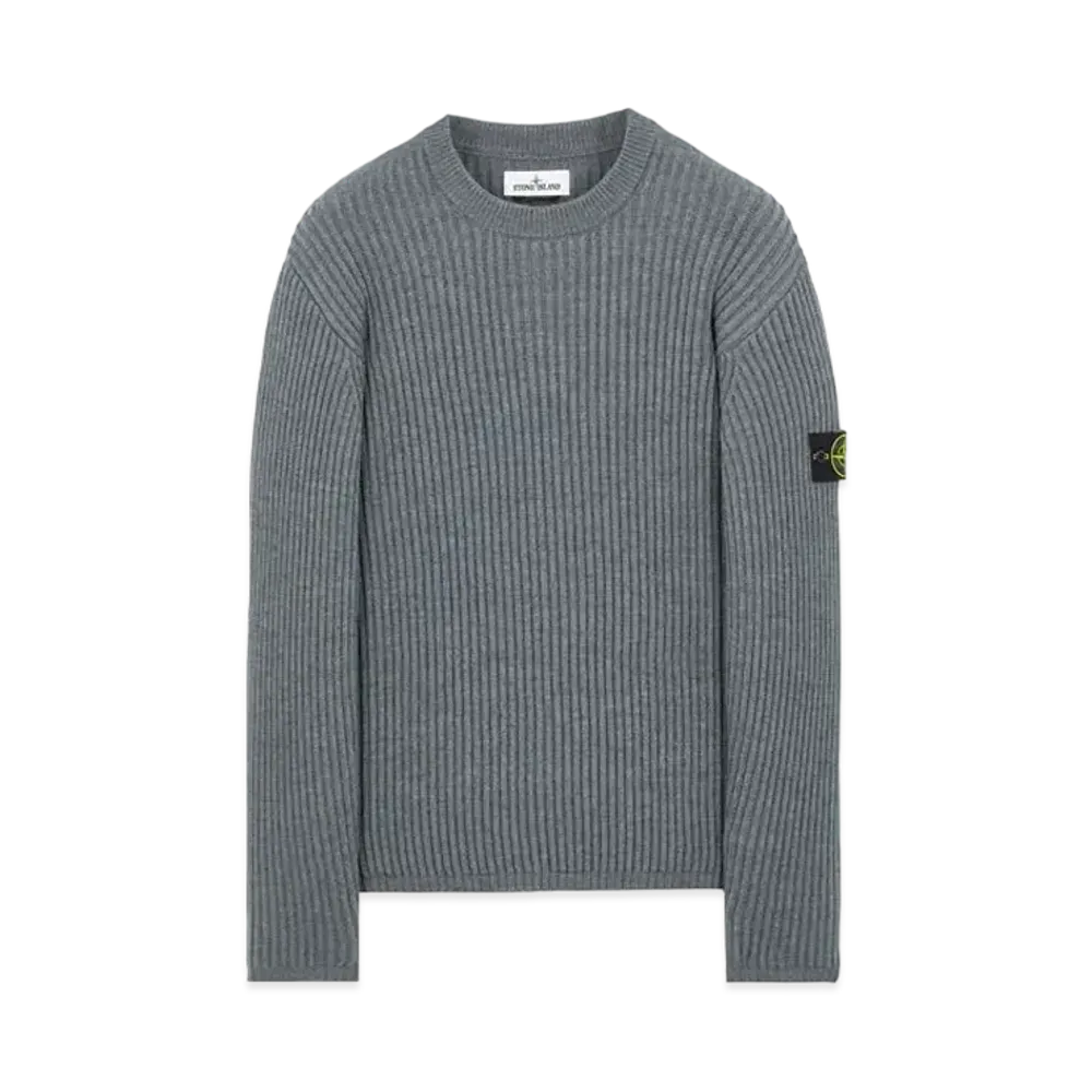 Stone Island 517C2 FULL RIB PURE WOOL "Grey"
