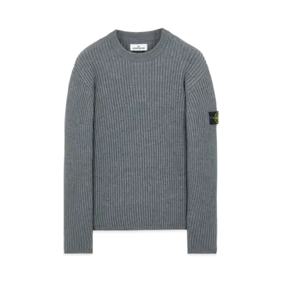 Stone Island 517C2 FULL RIB PURE WOOL "Grey"