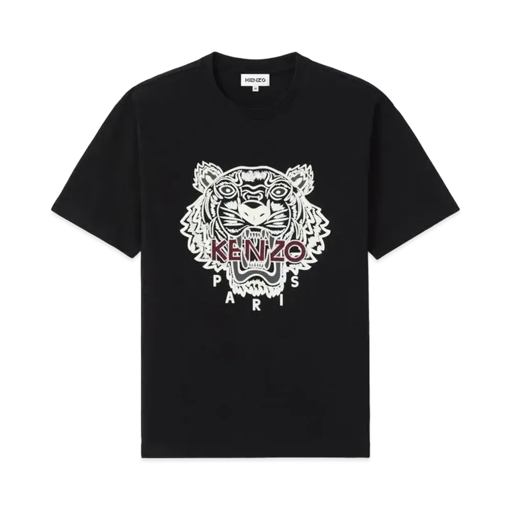 KENZO Oversized T-shirt tiger Tigre Embroidered "Black"