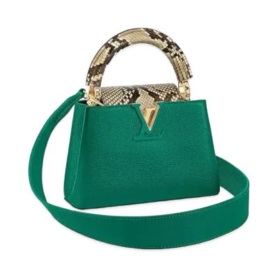 Louis Vuitton Capucines Mini Taurillon Leather "Emerald"