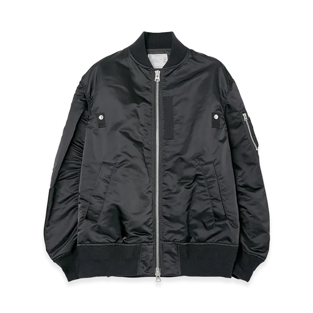 sacai Nylon Twill Blouson "Black"