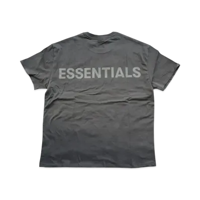 FEAR OF GOD ESSENTIALS Logo Boxy T-Shirt "Black"