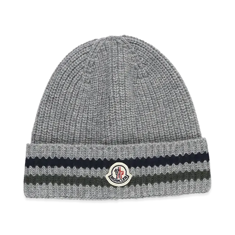 MONCLER Kids Beanie "Gray"