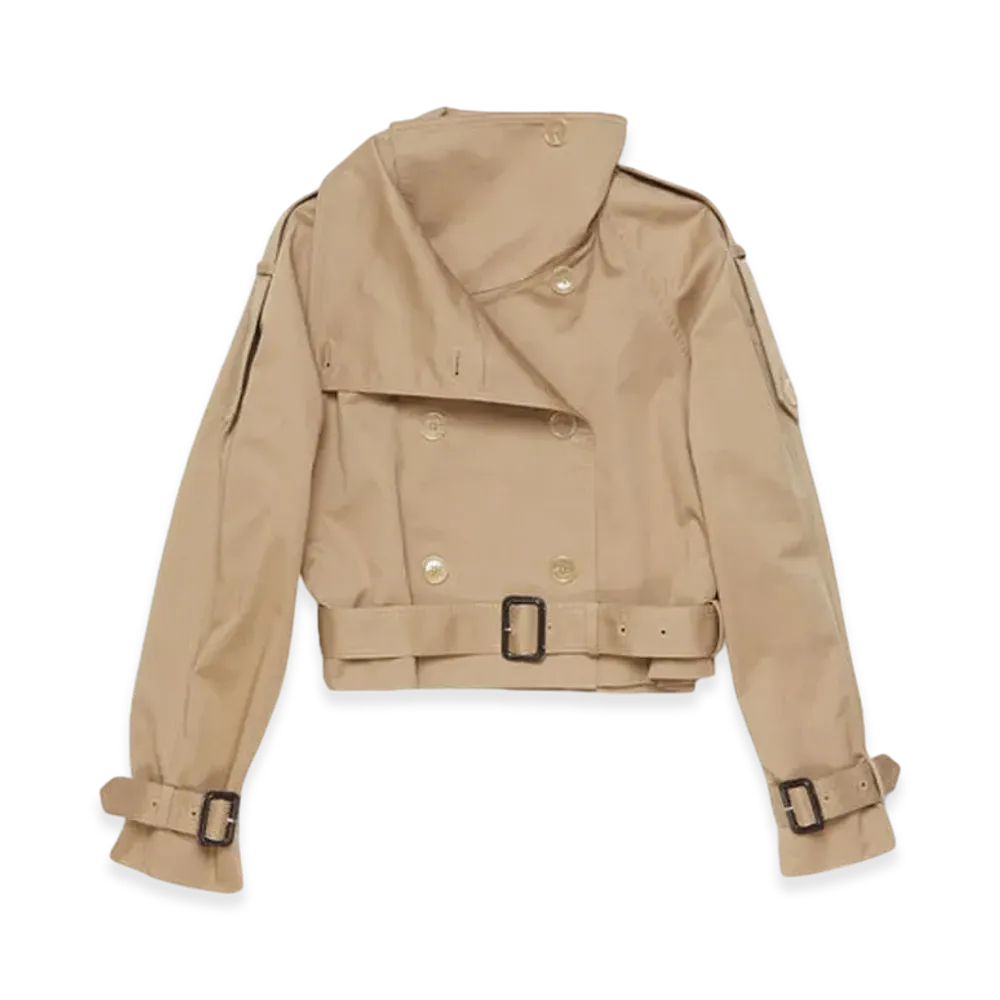Acne Studios Doublebreasted Trench Jacket "Cold Beige"