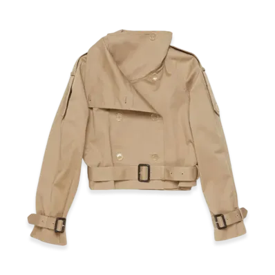 Acne Studios Doublebreasted Trench Jacket "Cold Beige"