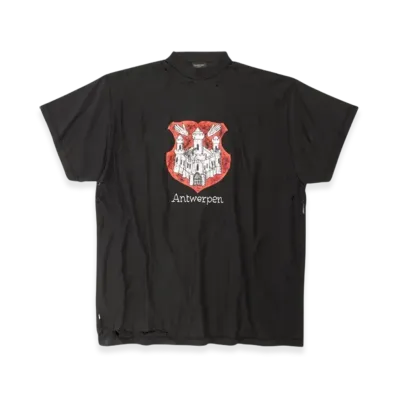 BALENCIAGA Antwerpen Inside Out Oversized T-Shirt "Black"