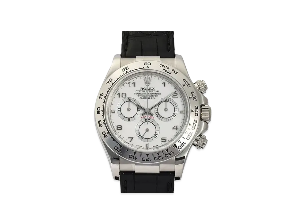 ROLEX Cosmograph Daytona "White/White Gold"