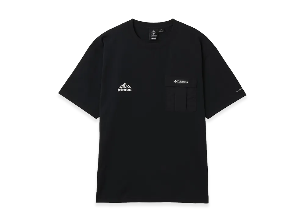 atmos x Columbia Pocket T-shirt "Black"