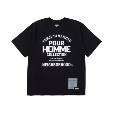 NEIGHBORHOOD x Yohji Yamamoto Tee SS-2 "Black"