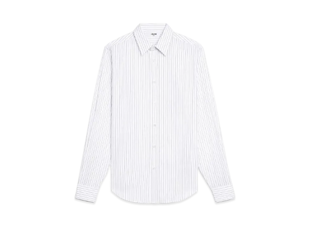 セリーヌ クラシックシャツ / ストライプ ポプリン 