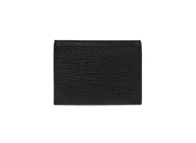Salvatore Ferragamo Card Case "Black/Dark Rain"