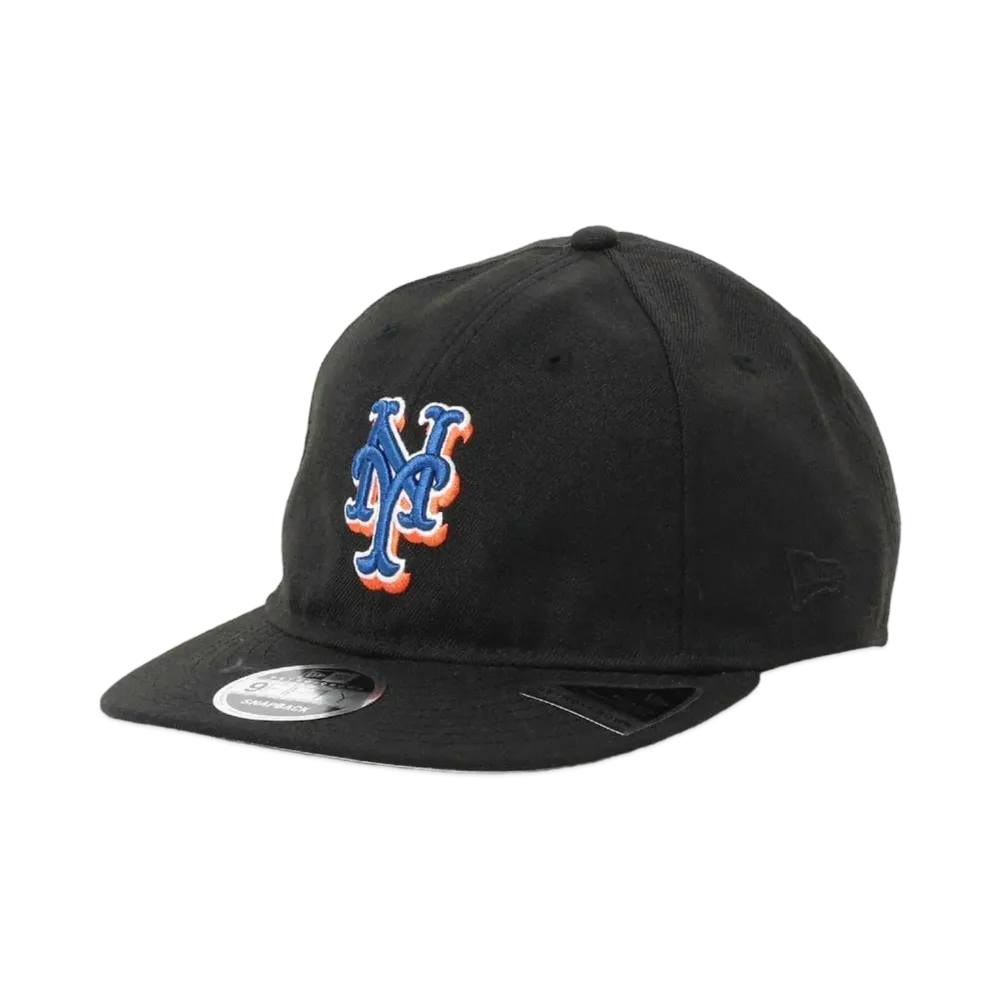 NEW ERA x BEAMS 9Fifty Retro Crown Cap New York Mets "Black"