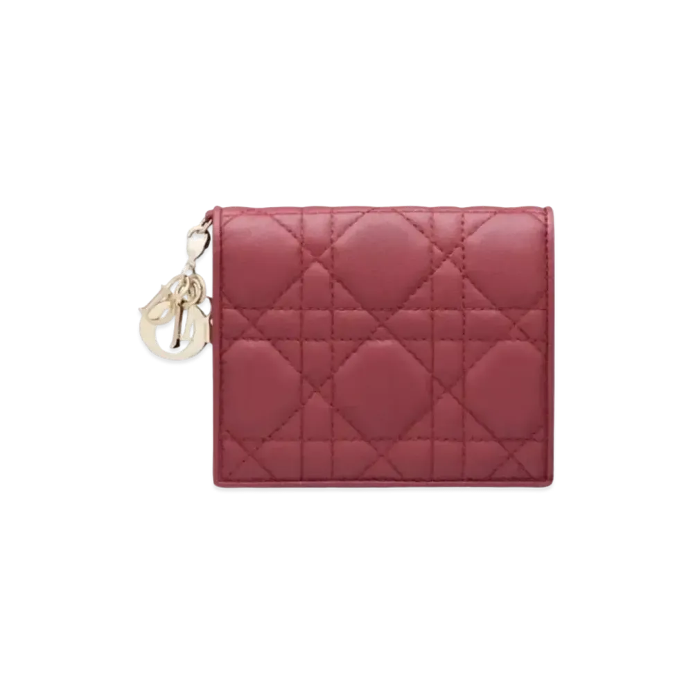 Dior Sheepskin Wallet "Pink"