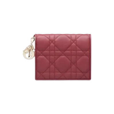Dior Sheepskin Wallet "Pink"
